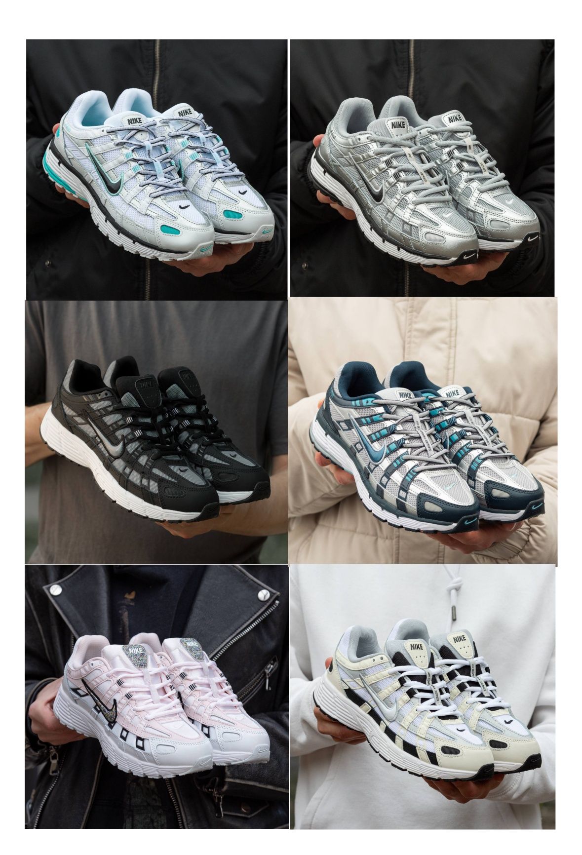 Кросівки Nike P-6000 | Кросівки Найк П-6000 сіро-сині