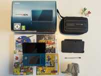 Kolekcjonerska konsola Nintendo 3DS zestaw z grami + pudełko