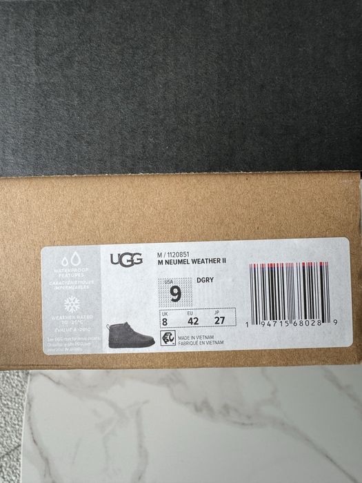 Чоловічі зимові черевики ugg 42