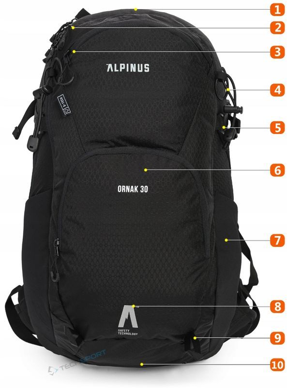 Alpinus Ornak Plecak Górski Turstyczny 30l Oddychający