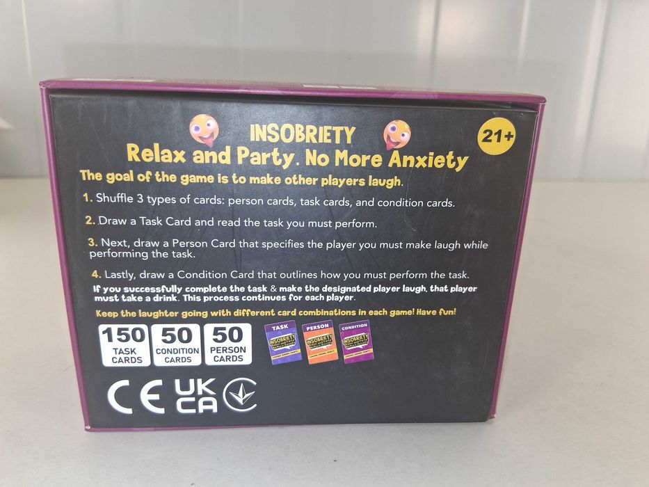 N212 Gra Karciana Insobriety Drinking Game Imprezowa 250 Kart