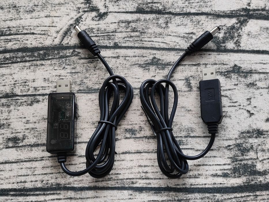 Кабель перетворювач KWS 912V USB DC з 5V до 9 12V для роутера