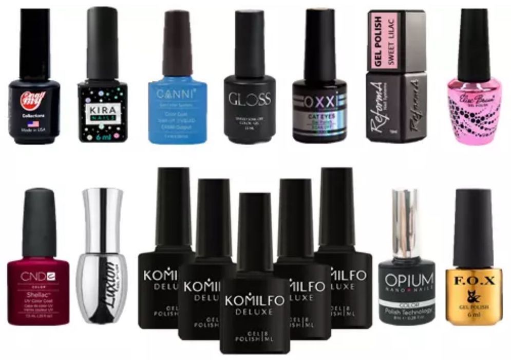 Гель лаки, дешеві, нові