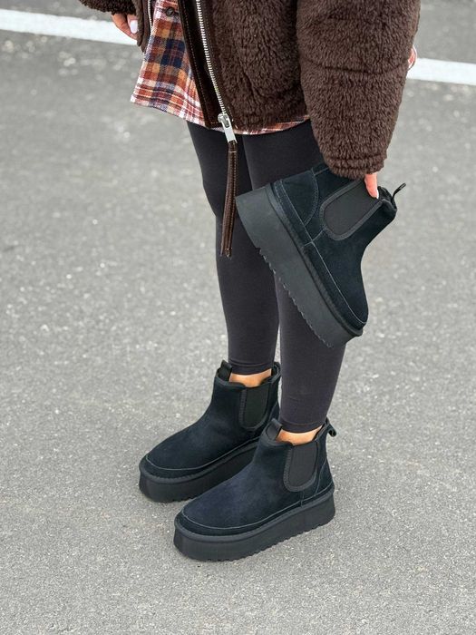 Жіночі зимові угги-челсі Stilli (36-41) Черевики на хутрі Взуття