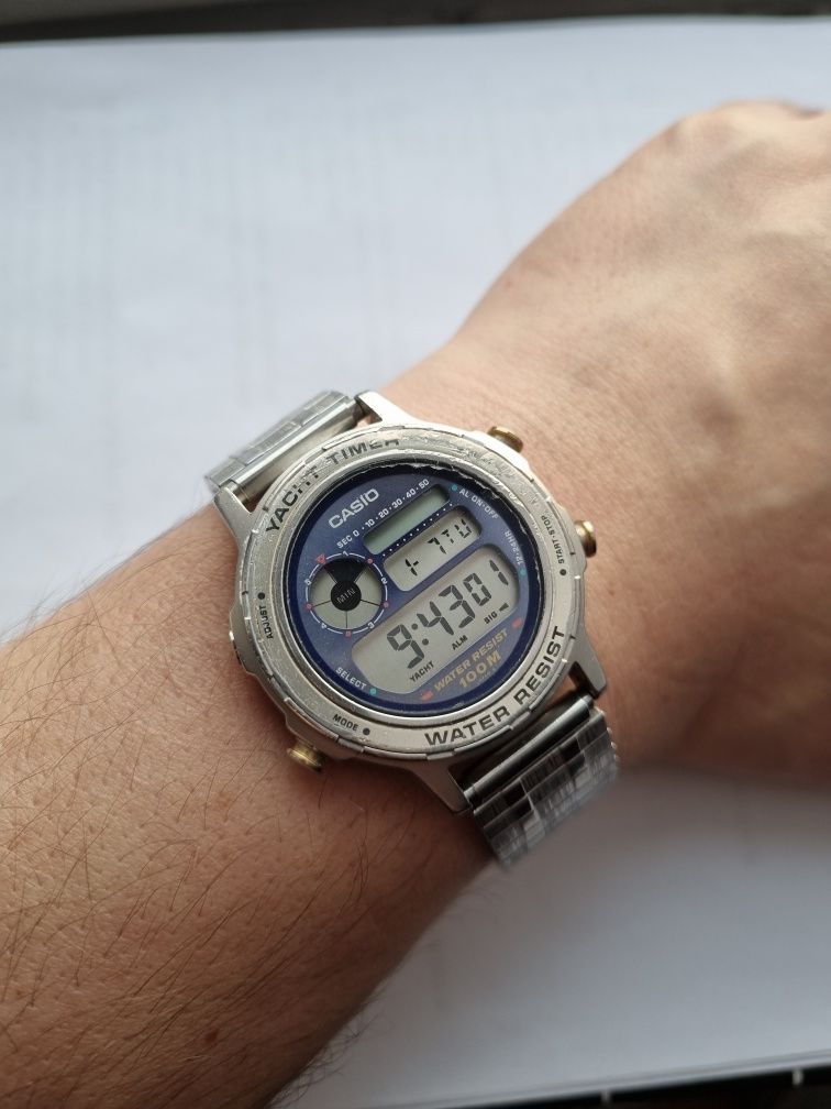 Zegarek Casio  TRW-301 - Yacht Timer (1990)  vintage
