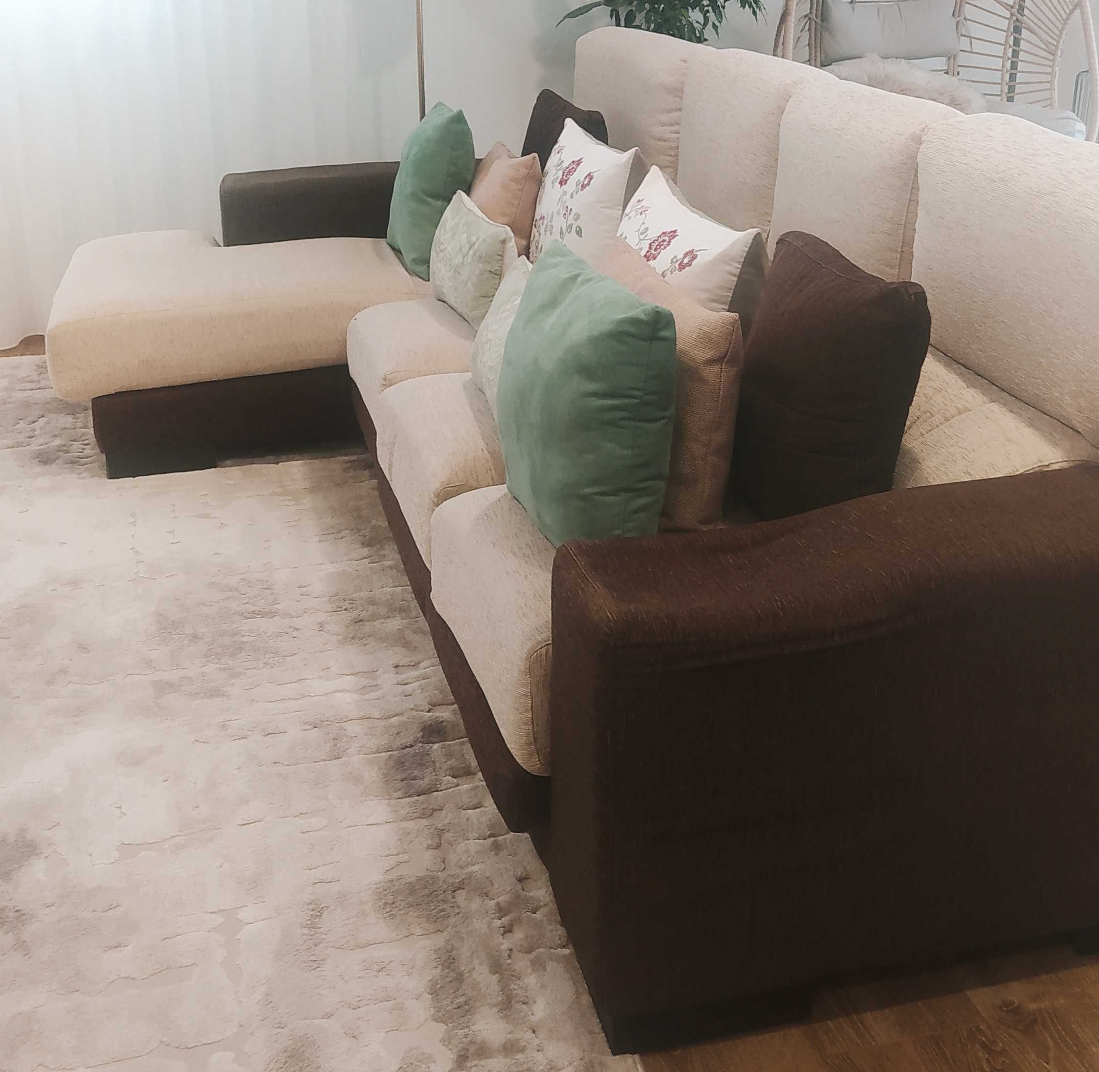 Sofà Sala 3 lugares com chaise longue
