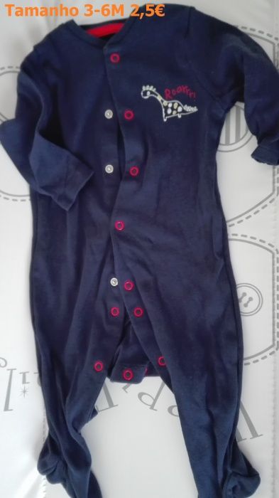Roupa 3-6 meses primavera-verão