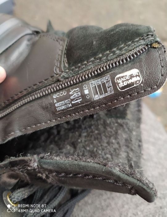 Ecco 36 ботинки жіночі зимові чоботи черевики сапоги взуття ессо