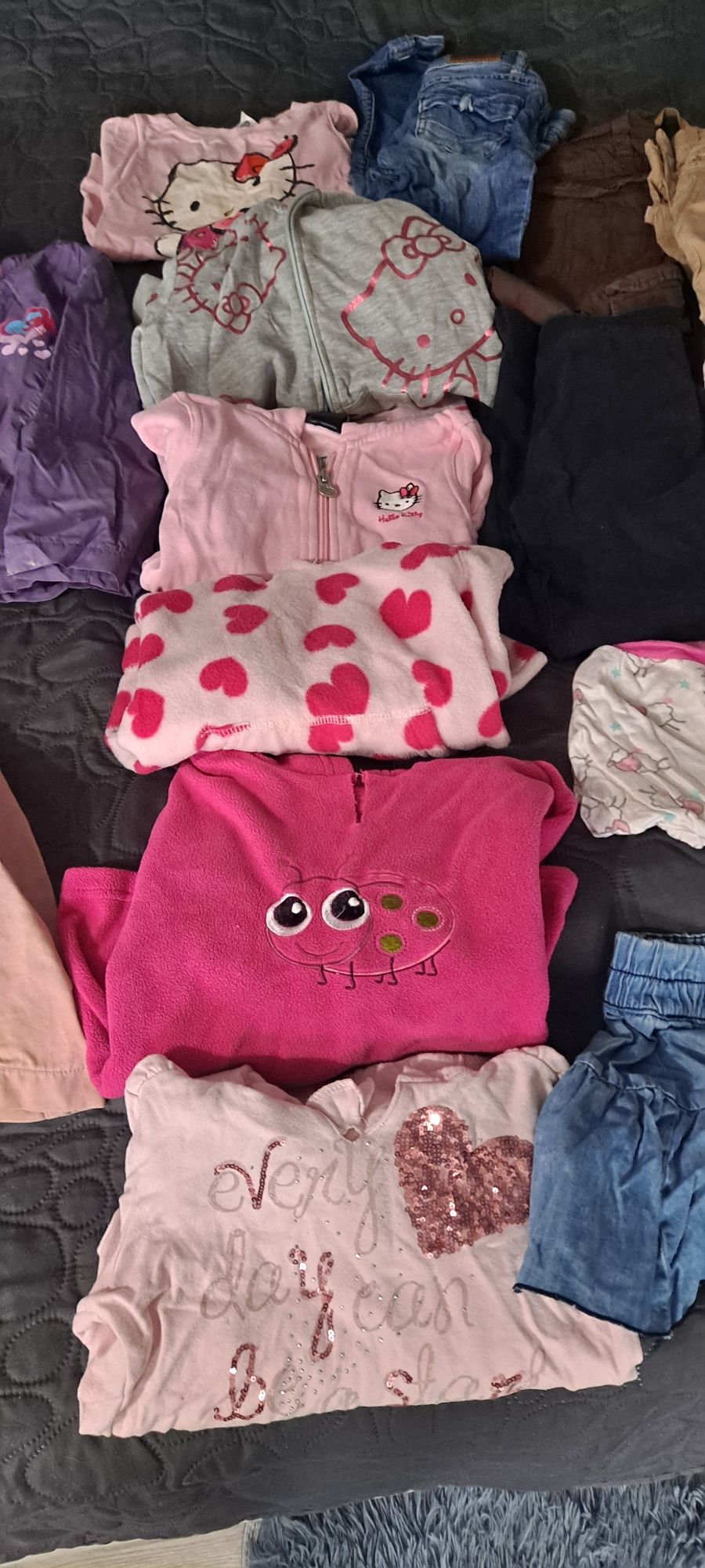 Paczka ubrań 110-116 rekids h&m Disney hello kitty