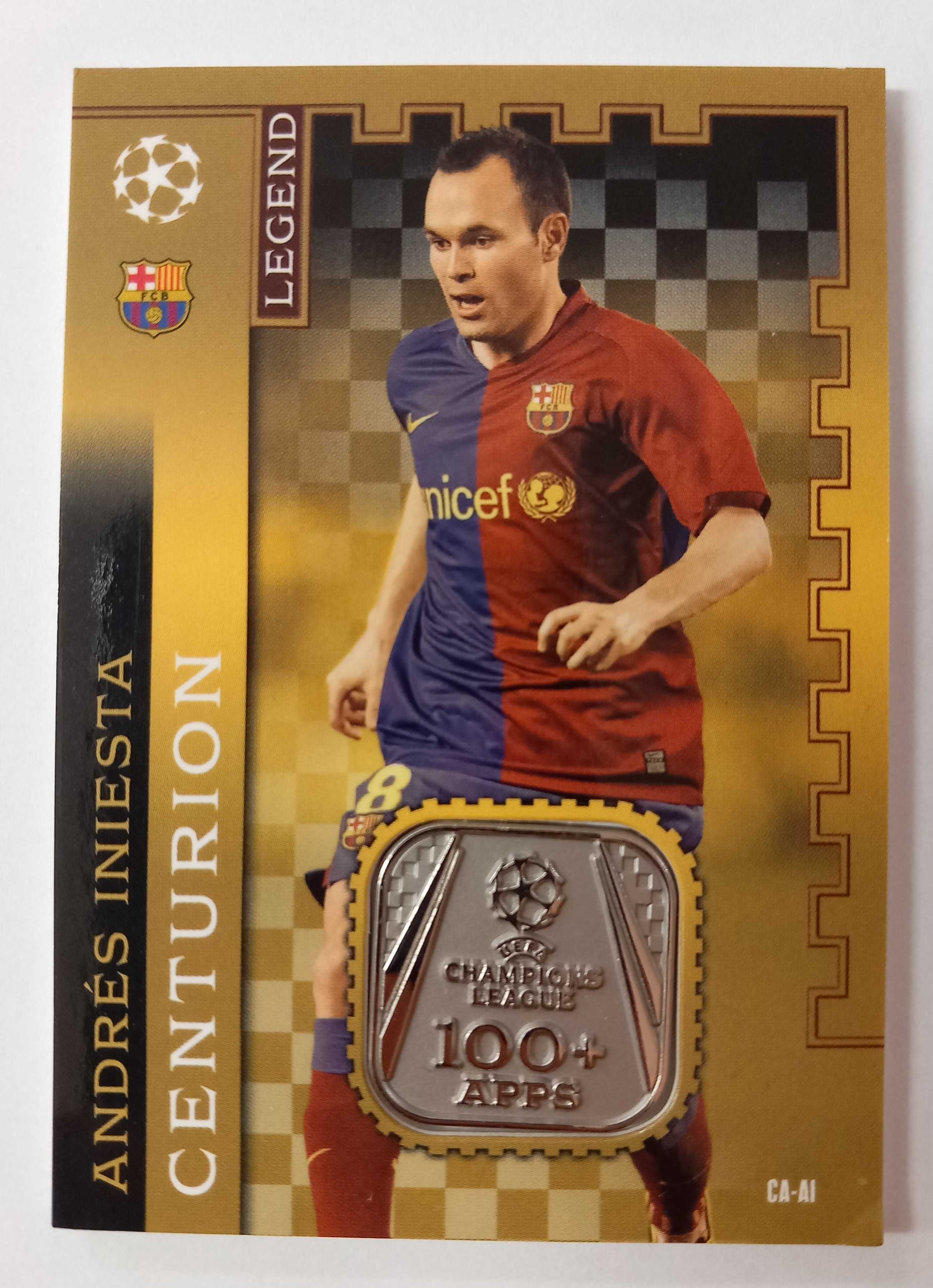 Topps Centurion Iniesta . Match Attax Champions League 2024. Wada