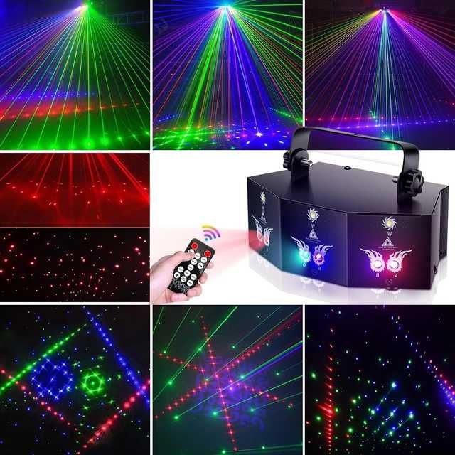 Światła dyskotekowe oświetlenie sceniczne DMX RGBW Disco DJ LED