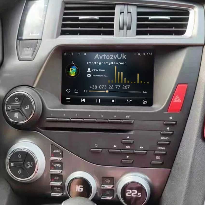 Магнитола C4 C4L DS4 Citroen DS5 2 din Ситроен С4 ДС5 CarPlay Android