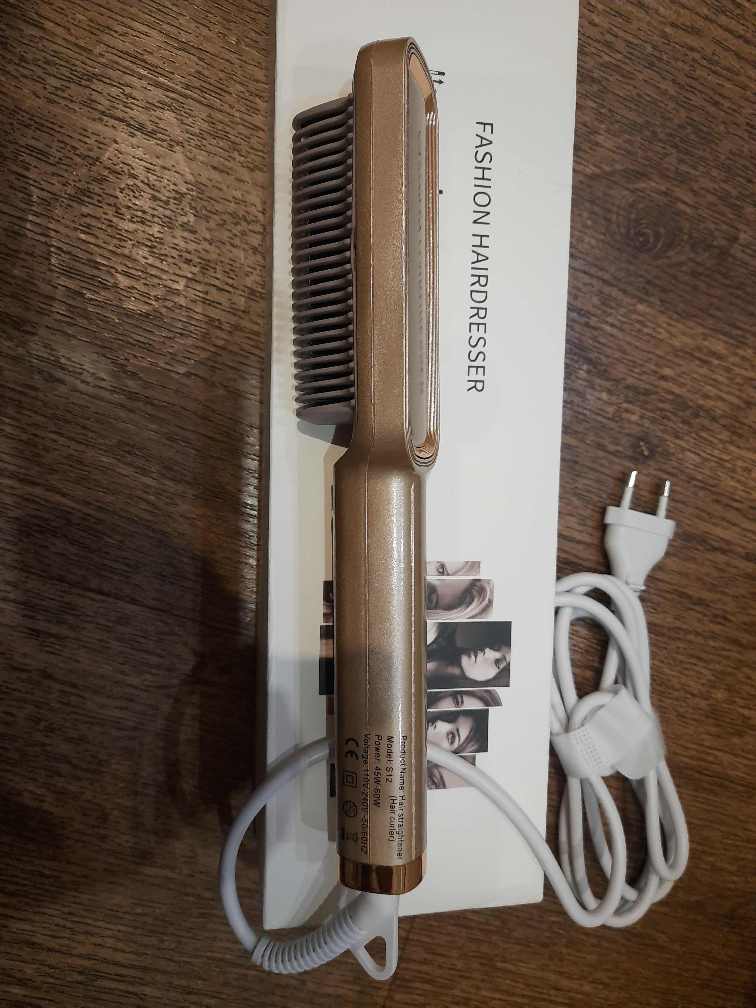 Расческа выпрямитель Fashion HairDresser S12 40w