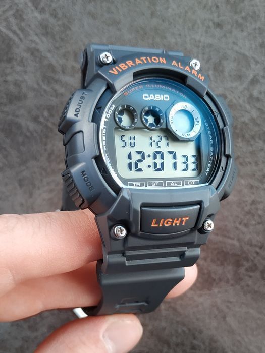 Годинник  Casio W-735H Оригінал Гарантія Вібросигнал Касио