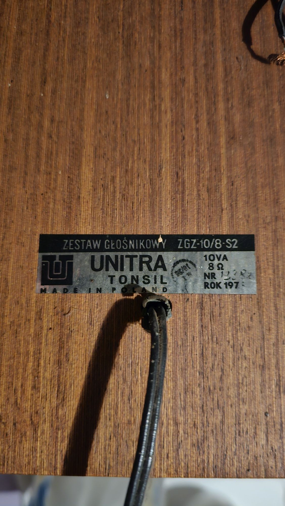 Kolumny Unitra Tonsil ZGZ 10/8 ohm