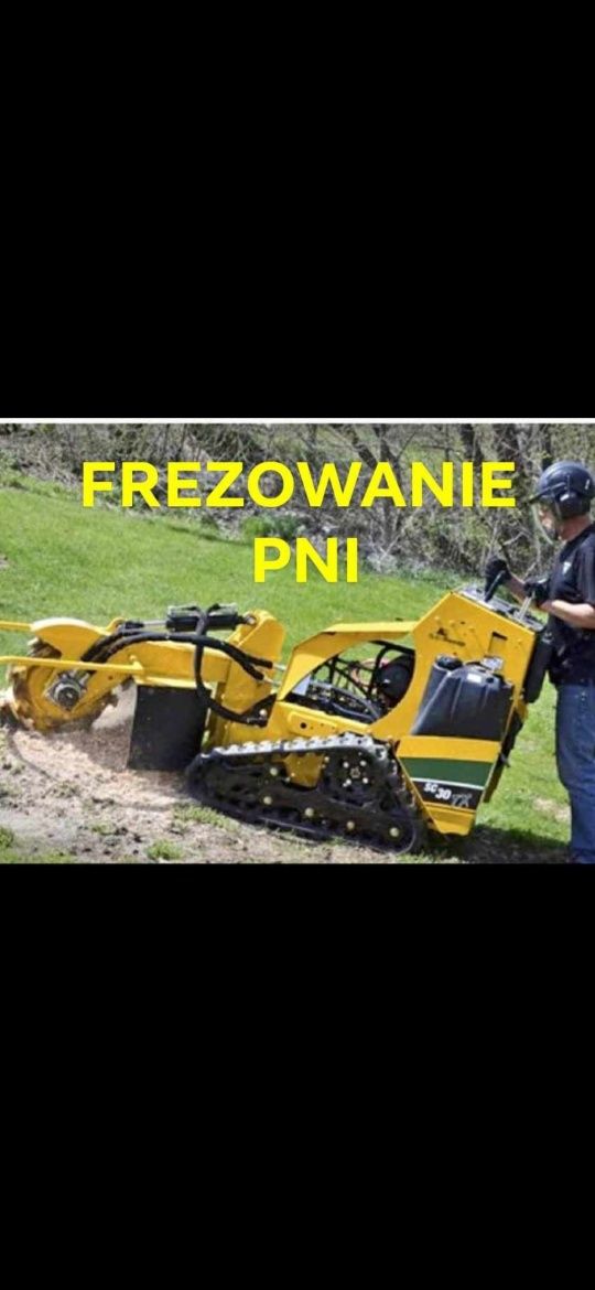 Prace ziemne,frezowanie pni, koparka wywrotka wozidło , wiertnica