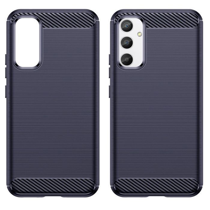 Carbon Case etui do Samsung Galaxy A54 5G pokrowiec niebieski