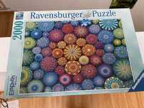 Ravensburger kolorowe mandale puzzle 2000 elementów