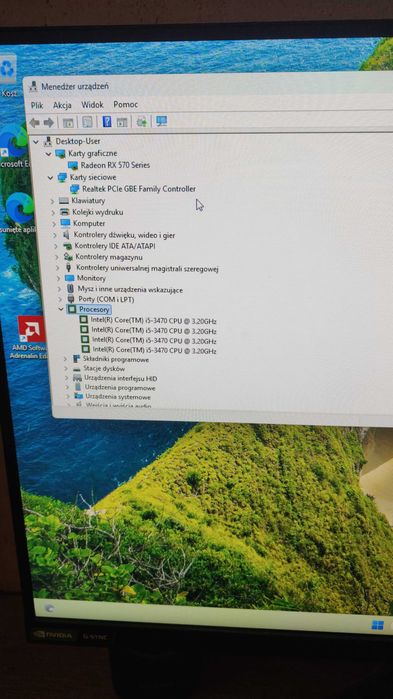 Komputer  Windows 11 (i5 3470+RX 570,8gb ram)-AKTUALNE