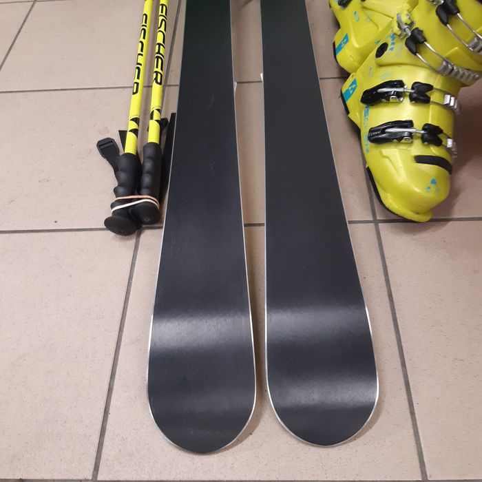 narty Fischer 130cm+buty Fischer 23.5cm