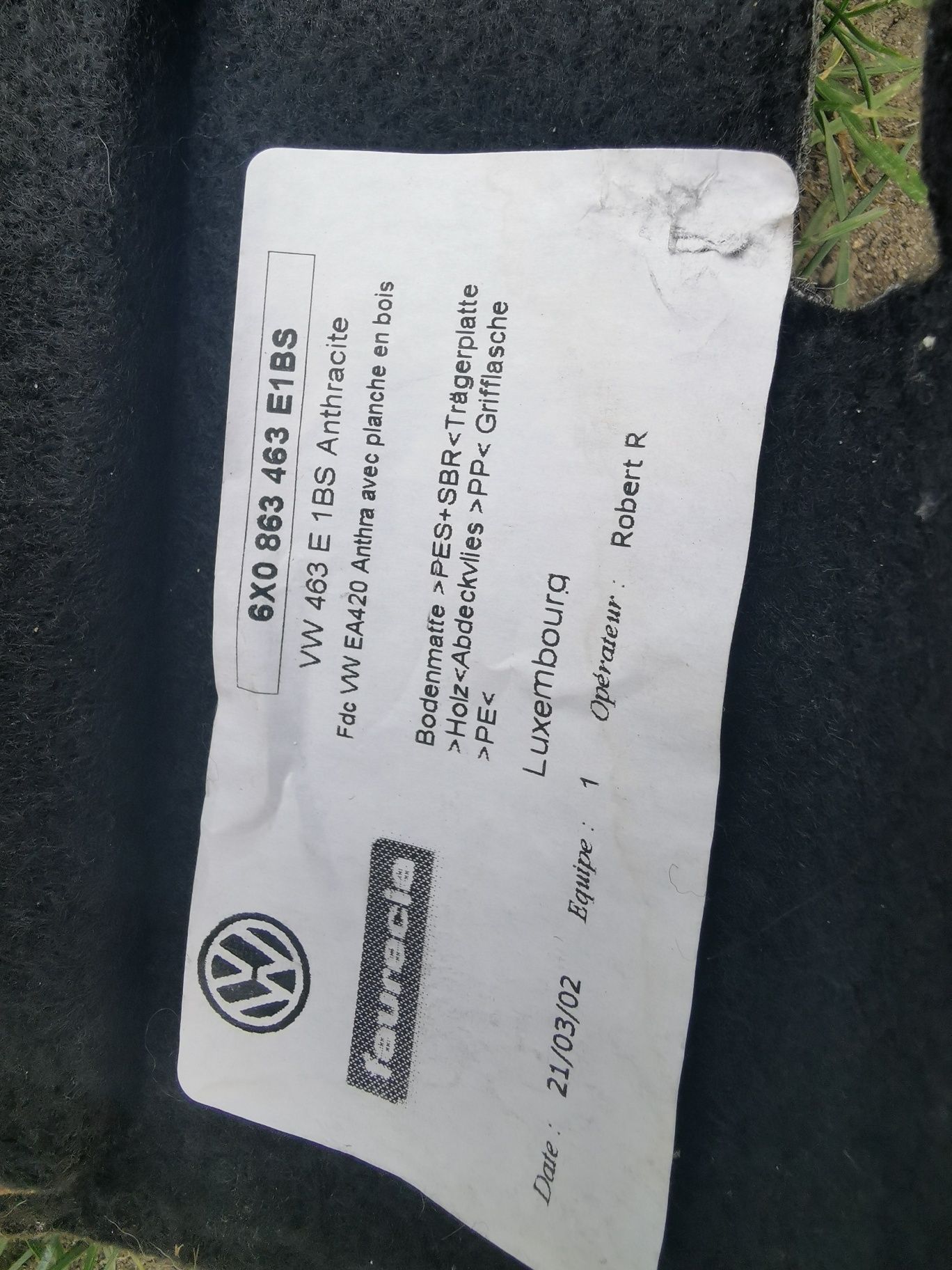Lampy kierunkowskazu  TYC 18.5407.05-2 mata bagażnika Volkswagen Lupo
