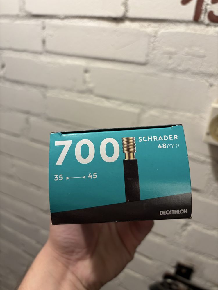 Dętka Decathlon schrader 48 mm 700 ertro35/45 622 do roweru