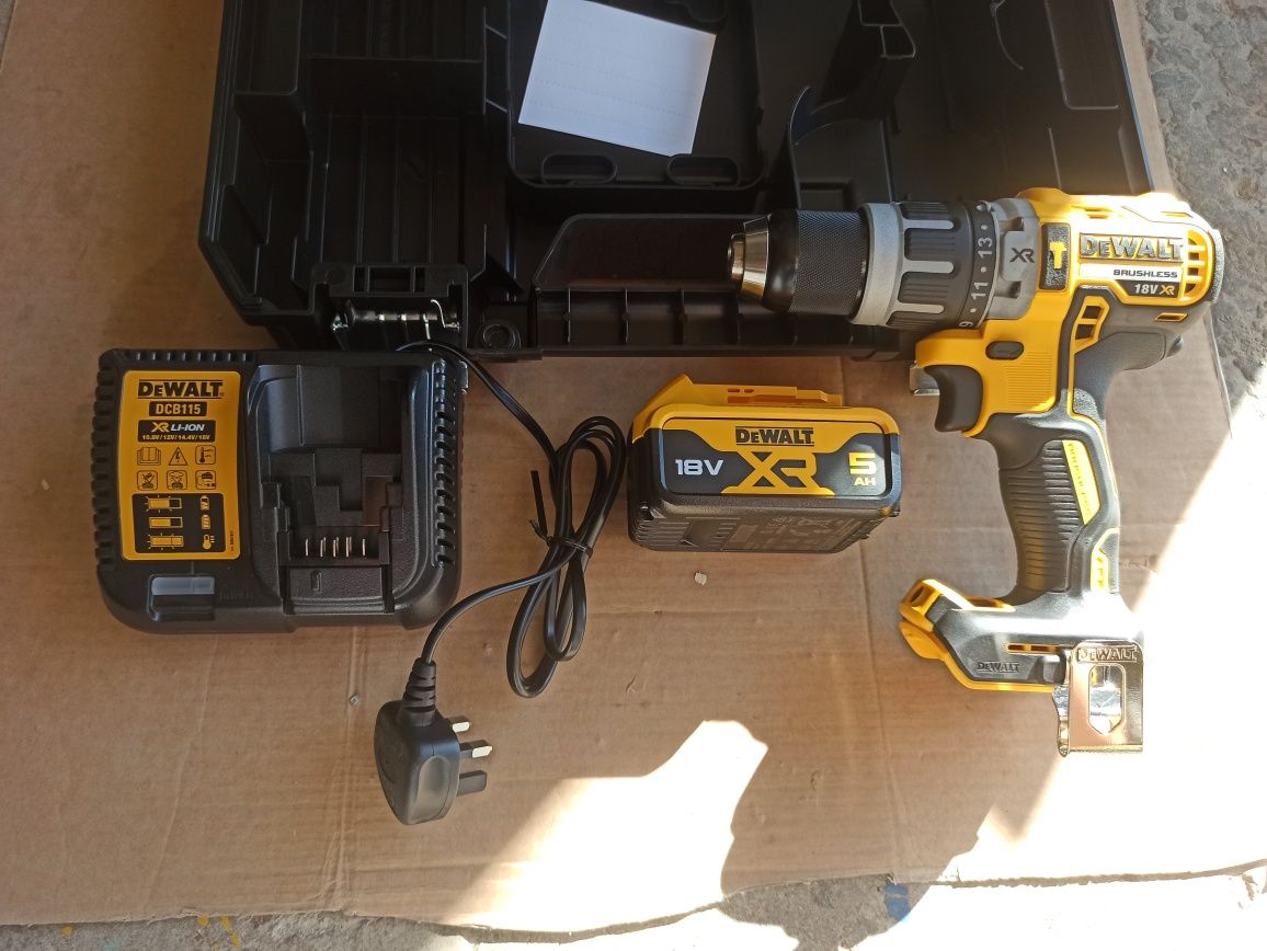 Wkrętarka DeWalt DCD796 + Bateria 5.0ah + ładowarka DCB115