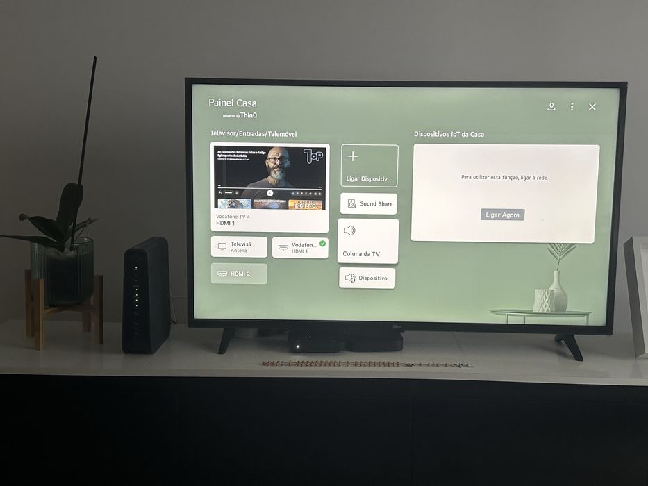 Smat tv lg como nova