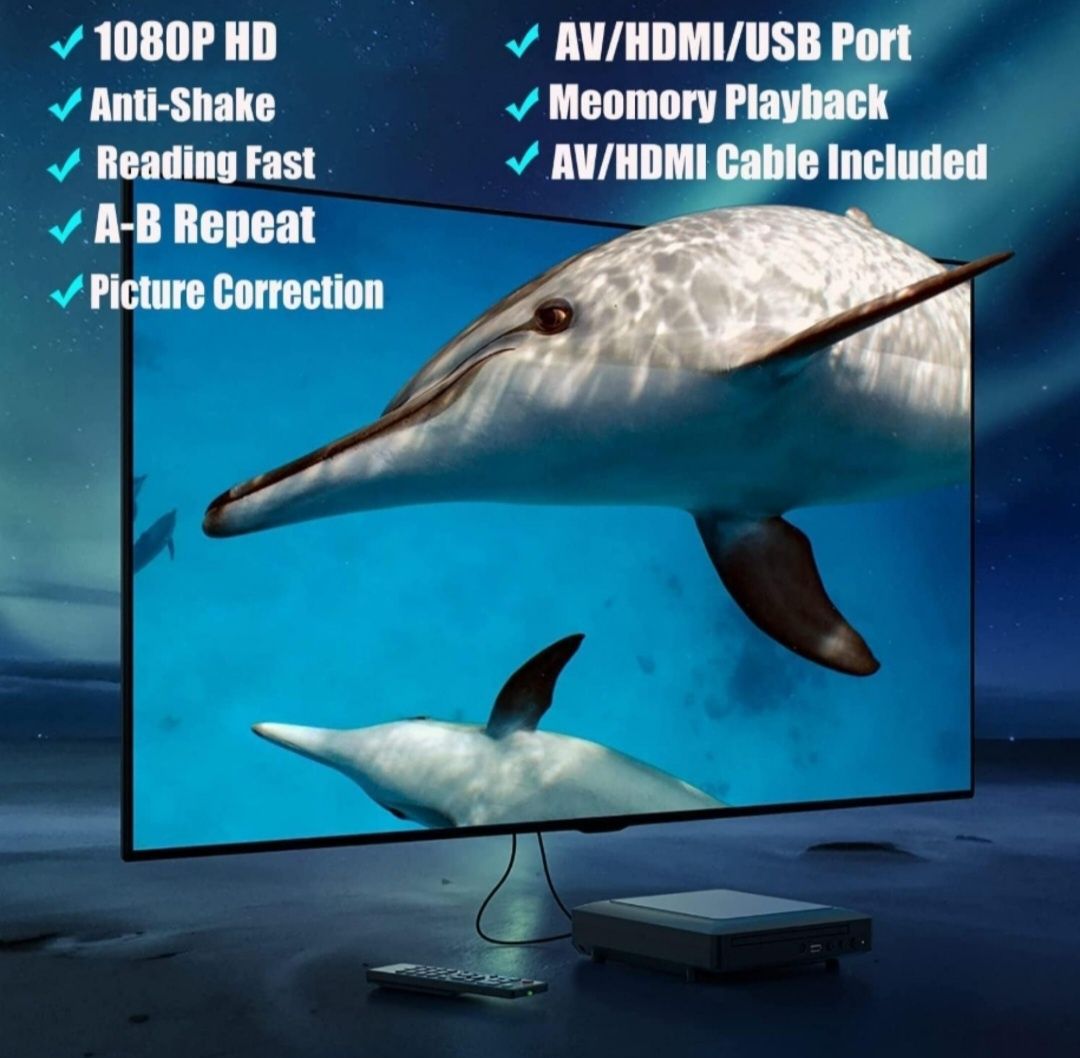 Odtwarzacz DVD Ceihoit DVP-508 HDMI mini odtwarzacz DVD