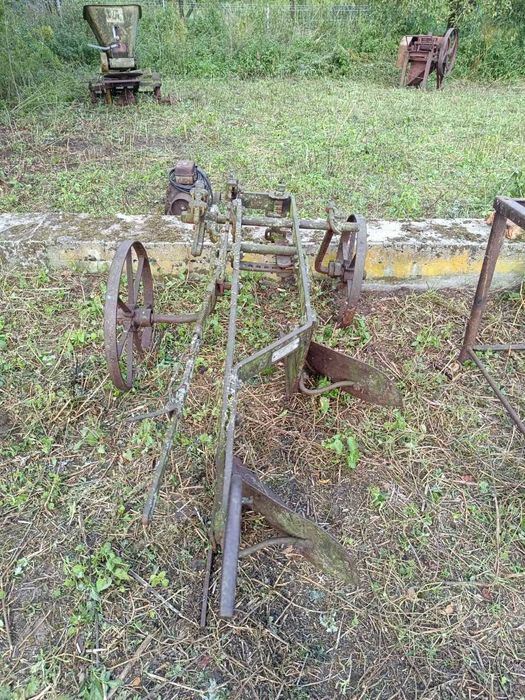 Pług konny 2-skibowy antyk zabytek