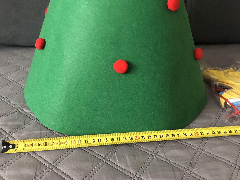 Choinka filcowa 3d  do ubierania na rzepy / ozdoby z filcu