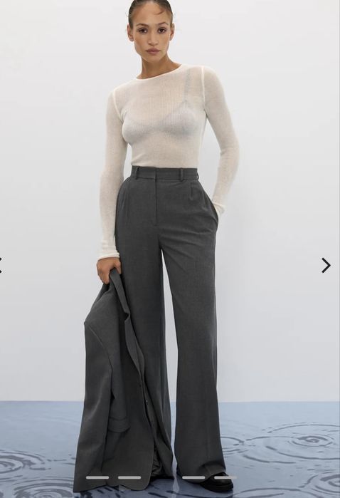 Штани брюки палаццо papaya s-m cірі