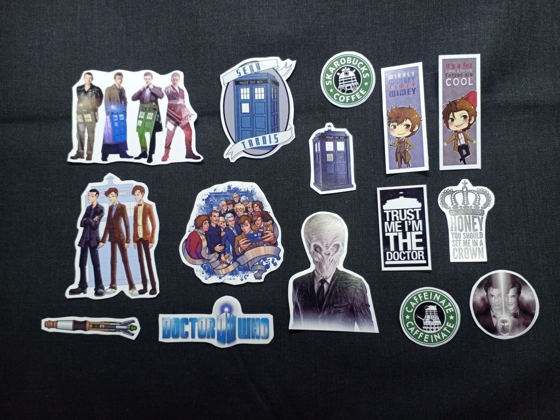 Наклейки стикеры скрапбукинг сериал Doctor Who