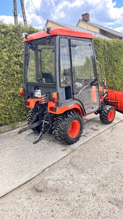 Mini Ciągniczek Kubota Bx2350 4X4 pług zimowy kosiarka glebogryzarka