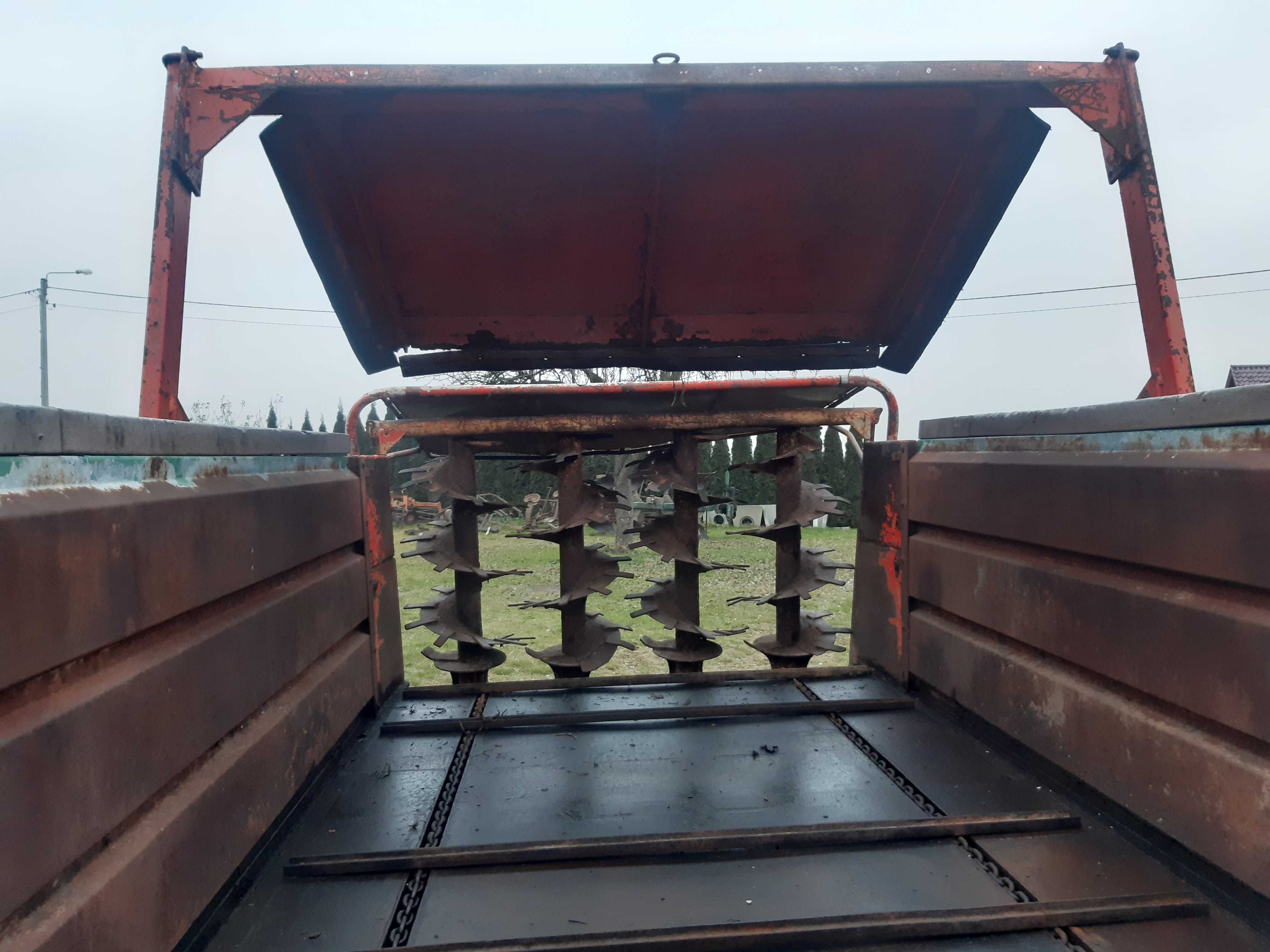 Rozrzutnik do obornika wapna Kemper 8 Ton Tandem