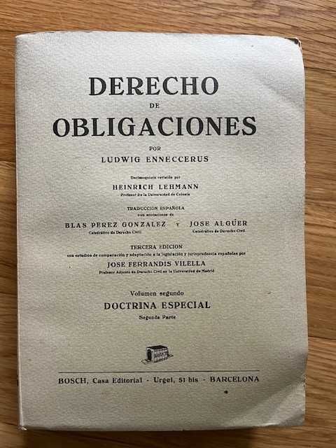 Tratado de Derecho Civil  - Enneccerus, Theodor Kipp Y Martin Wolff
