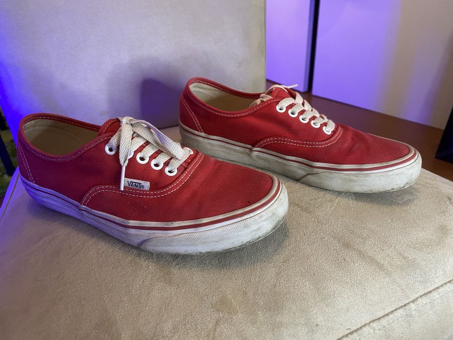 Vans classicas vermelhas