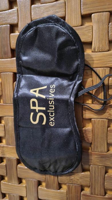 Opaska do spania czarna spa exclusivess