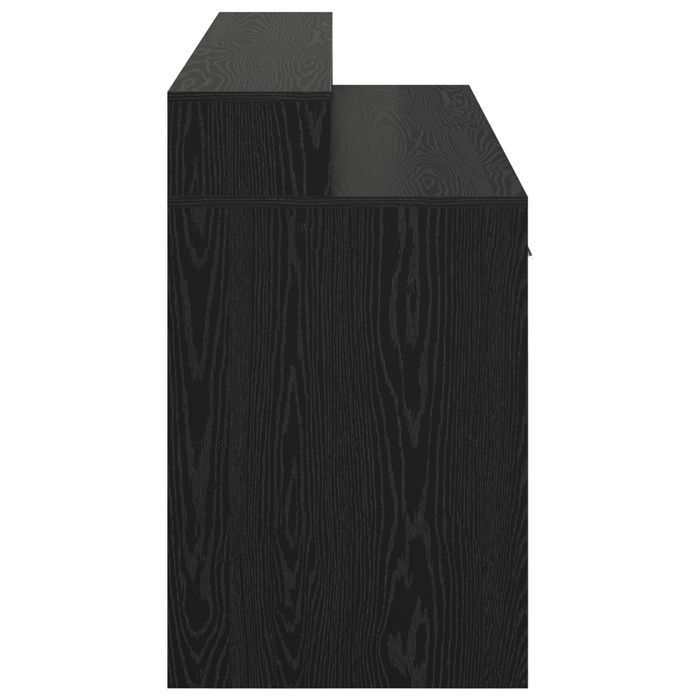 Vidaxl Biurko Z Czarnego Dębu 160X55X91 Cm Materiały Drewnopochodne