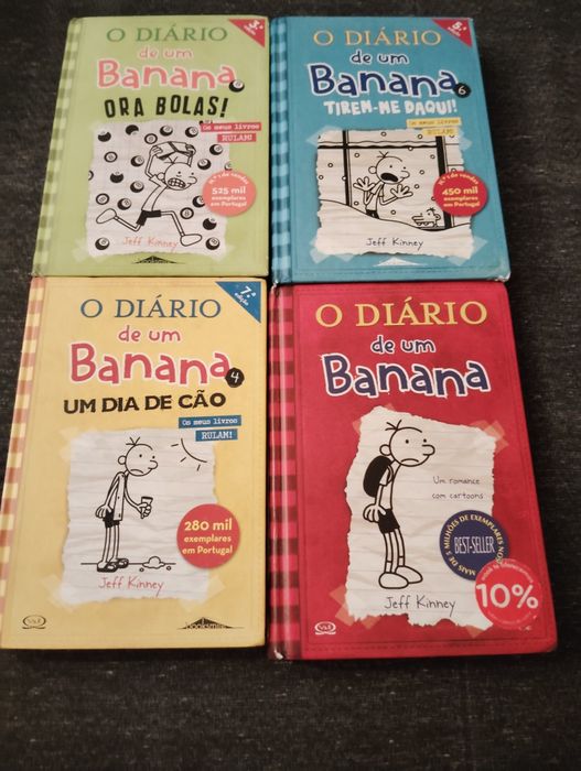 Livros Coleção O Diário de Um Banana Usados