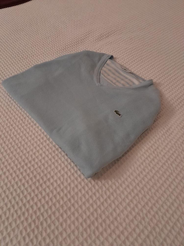 Camisola lacoste azul bebe