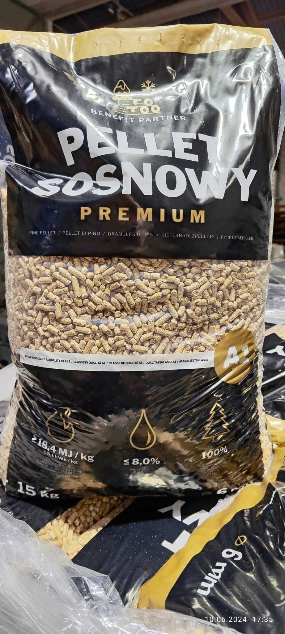 Pellet Sosnowy jakości A1