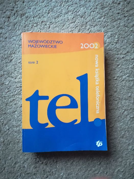 stara książka telefoniczna woj. Mazowieckie 2002