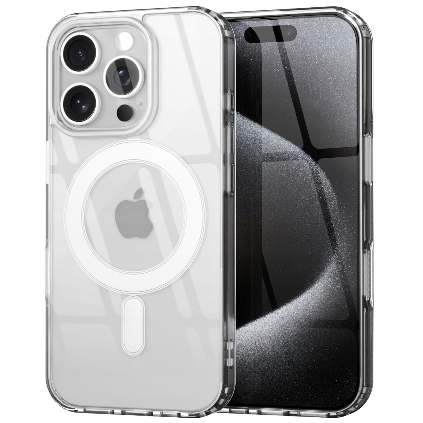 Etui do iPhone 16 Pro Max MagSafe Hybrydowe przezroczyste