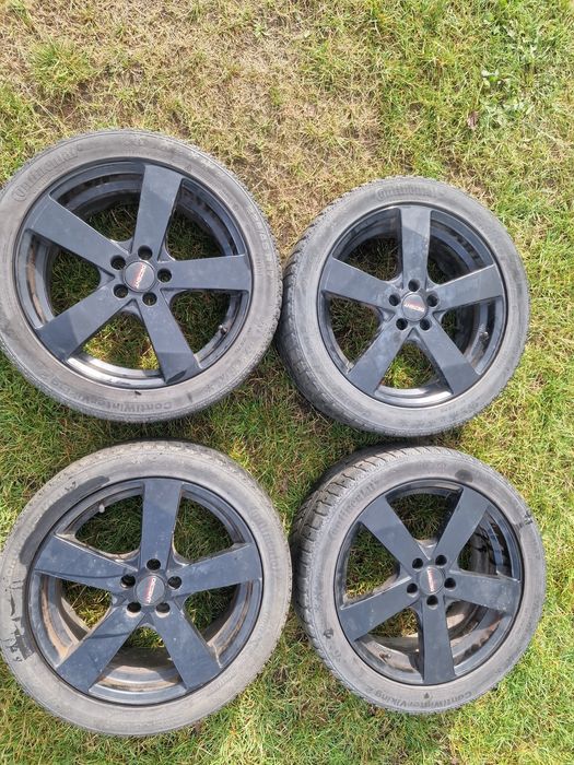 Felgi aluminiowe 17″ 5×112 + opony zimowe 225/45 R17