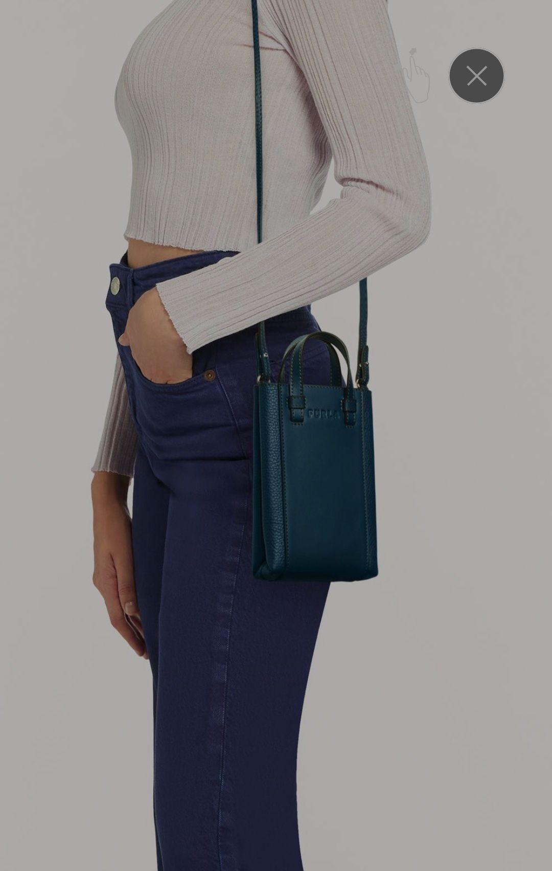 Bolsinha FURLA azul