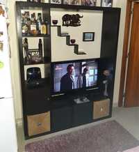Móvel TV Ikea preto
