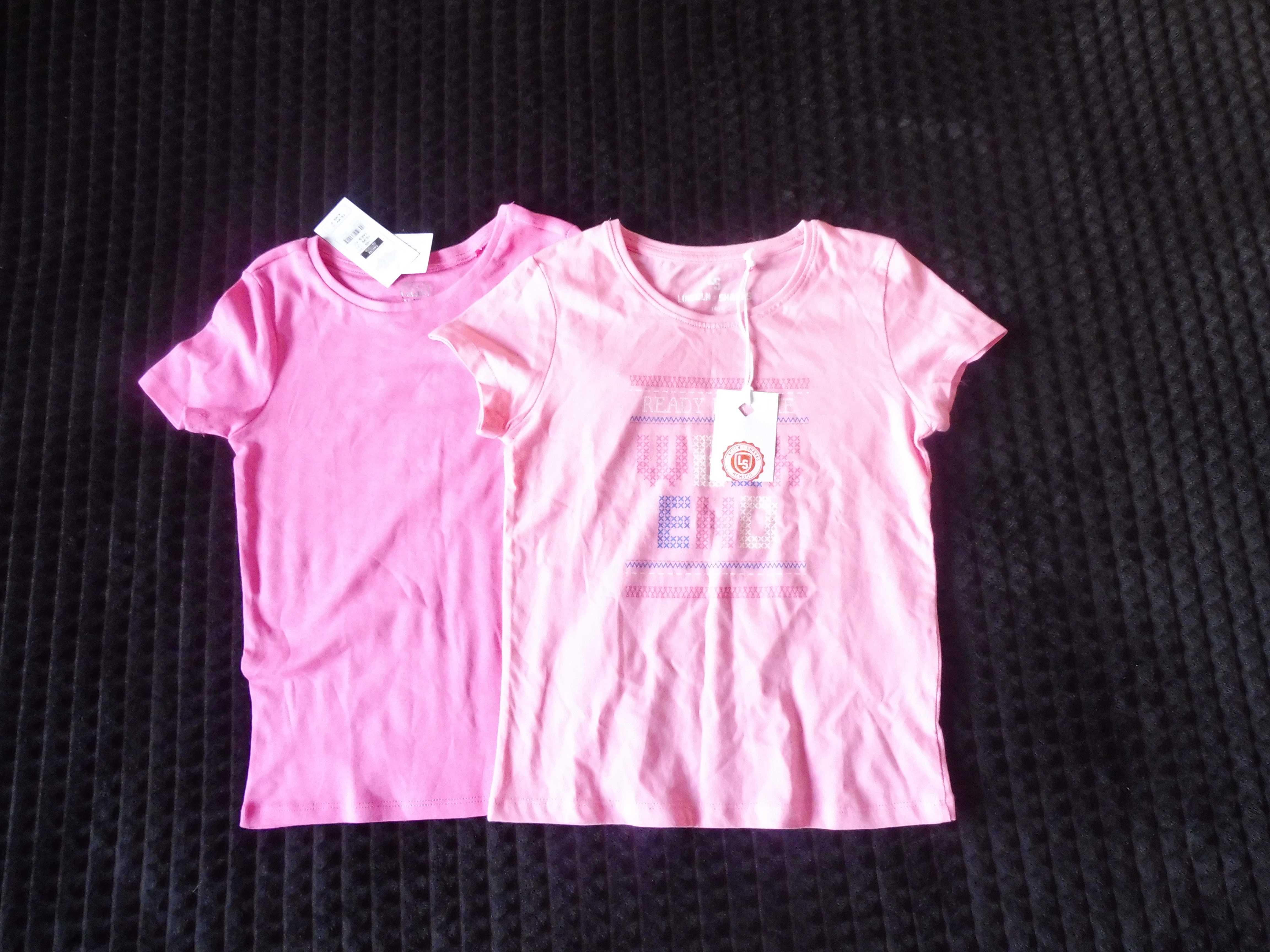 R 140 t-shirt 2 szt różowy cool club 5-10-15