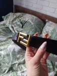 Pasek damski w stylu Fendi
