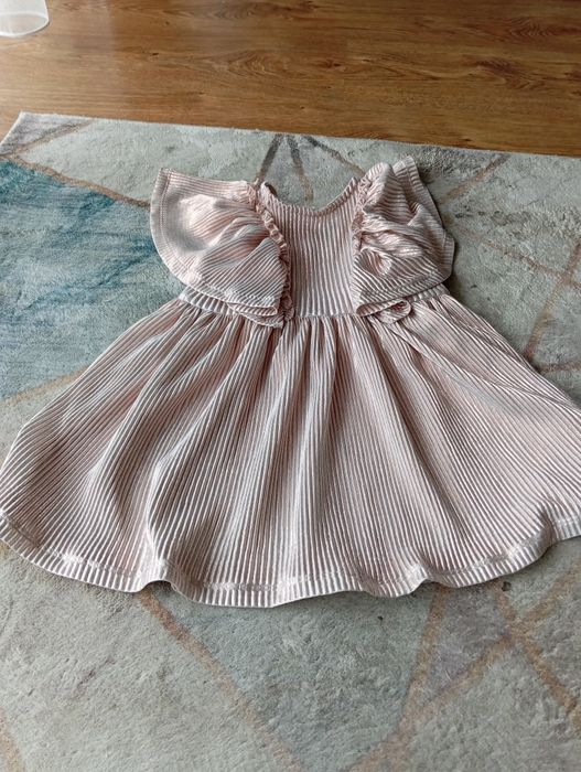 Sukienka złota świąteczna